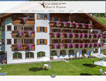 Tablet Screenshot of jagdhof.bz